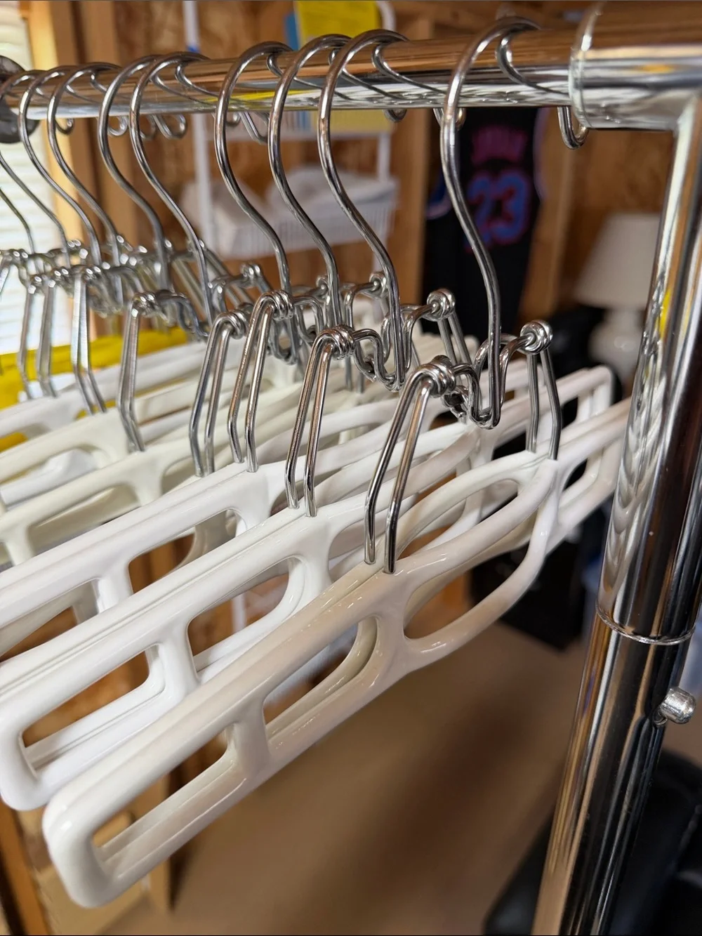 10-Yellow and White  ClampHangers - Durable (#27)
